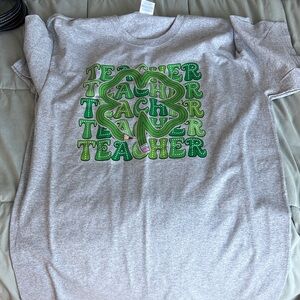 Gray Teacher Graphic Women's Tee